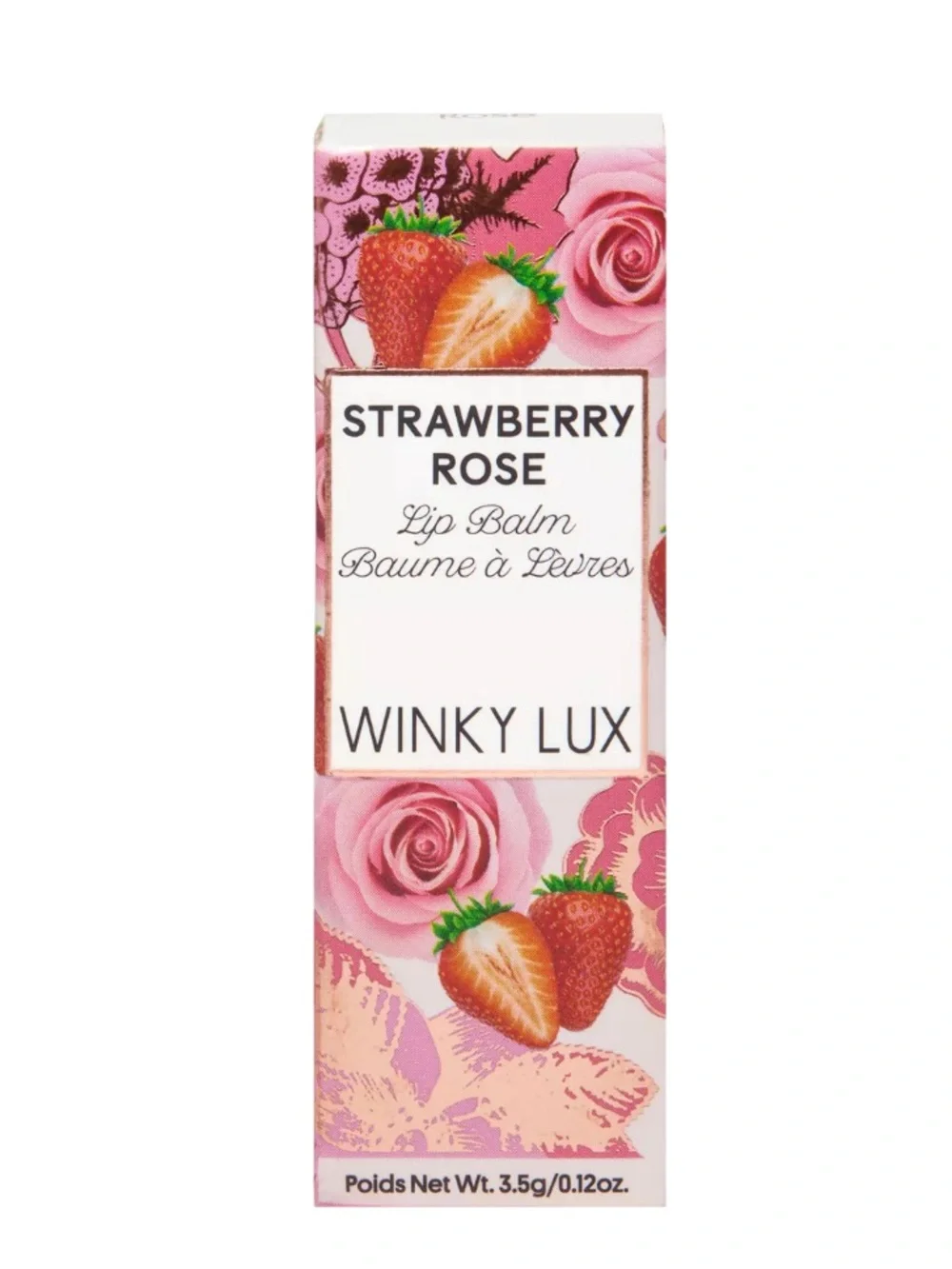 WINKY LUX Strawberry Rose Lip Balm 3:5g BRAND NEW IN BOX